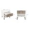 Manhattan Comfort DUMBO 1.0 Nightstand in White and Rustic Grey NS001-WG - alternate 4